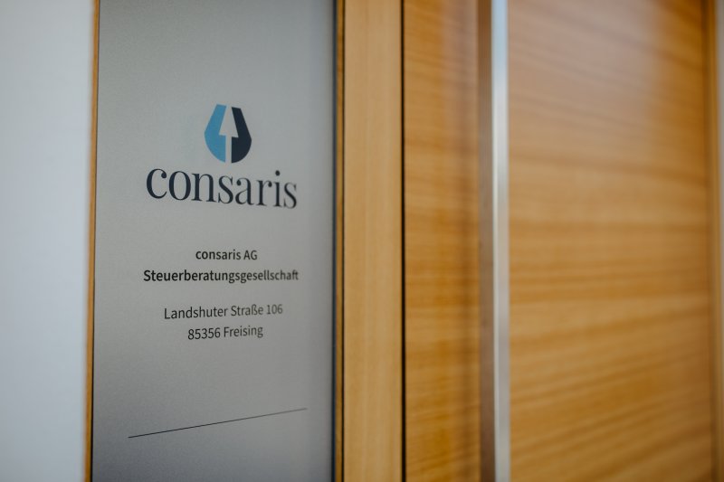 Eingangsschild Freising Consaris Eingangsschild Freising Consaris