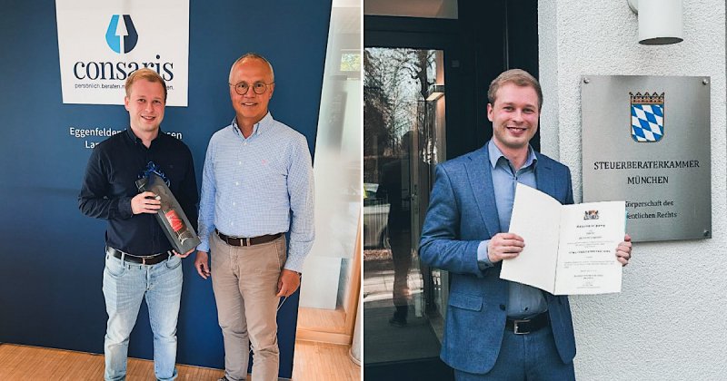 Simon Wick besteht sein Steuerexamen Simon Wick besteht sein Steuerexamen