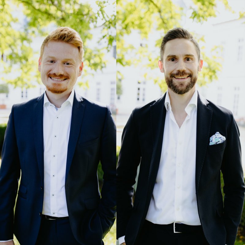 Thomas Erras und Collin Späth Thomas Erras und Collin Späth